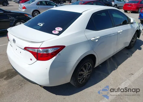 2016 Toyota Corolla S z USA, uszkodzony, nr VIN 5YFBURHE9GP442146